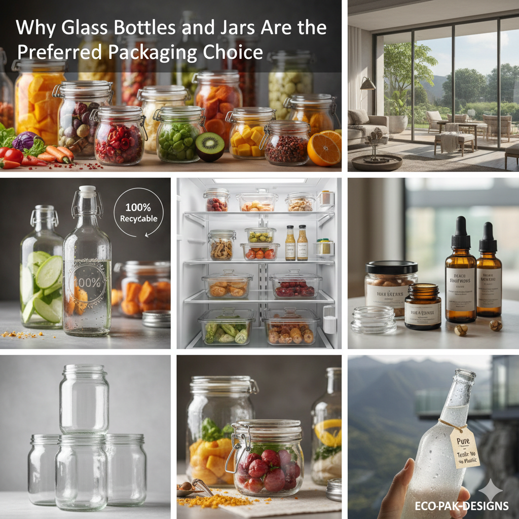 Read more about the article Why Glass Bottles and Jars Are the Preferred Packaging Choice