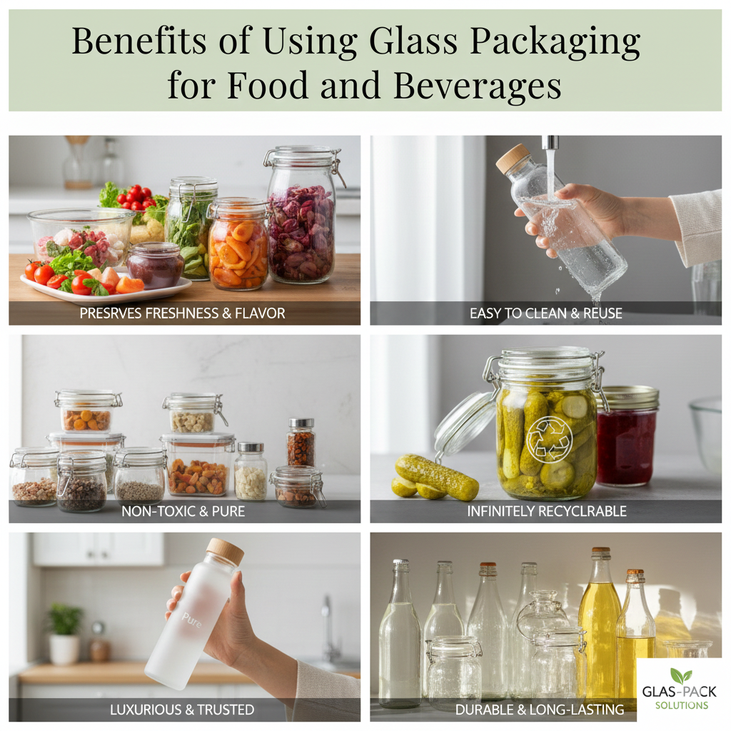 Read more about the article Benefits of Using Glass Packaging for Food and Beverages
