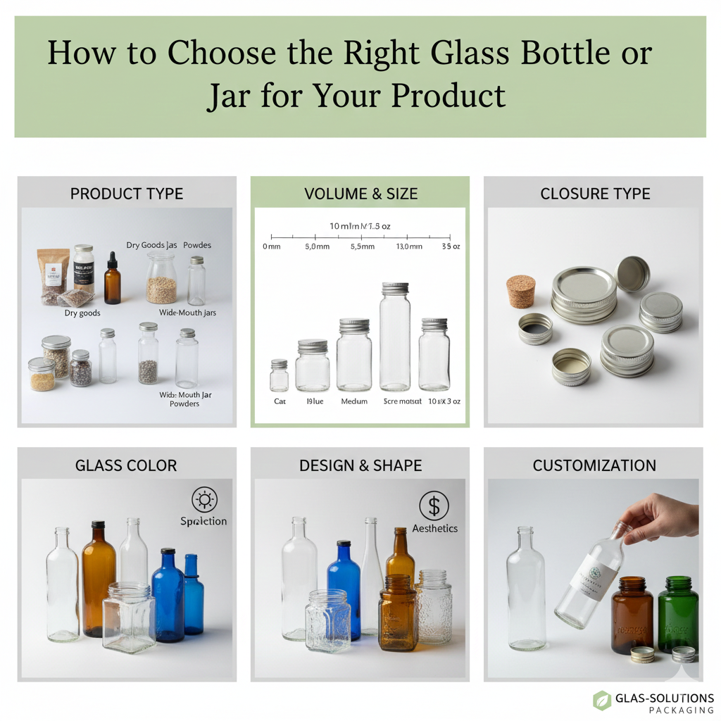 Read more about the article How to Choose the Right Glass Bottle or Jar for Your Product