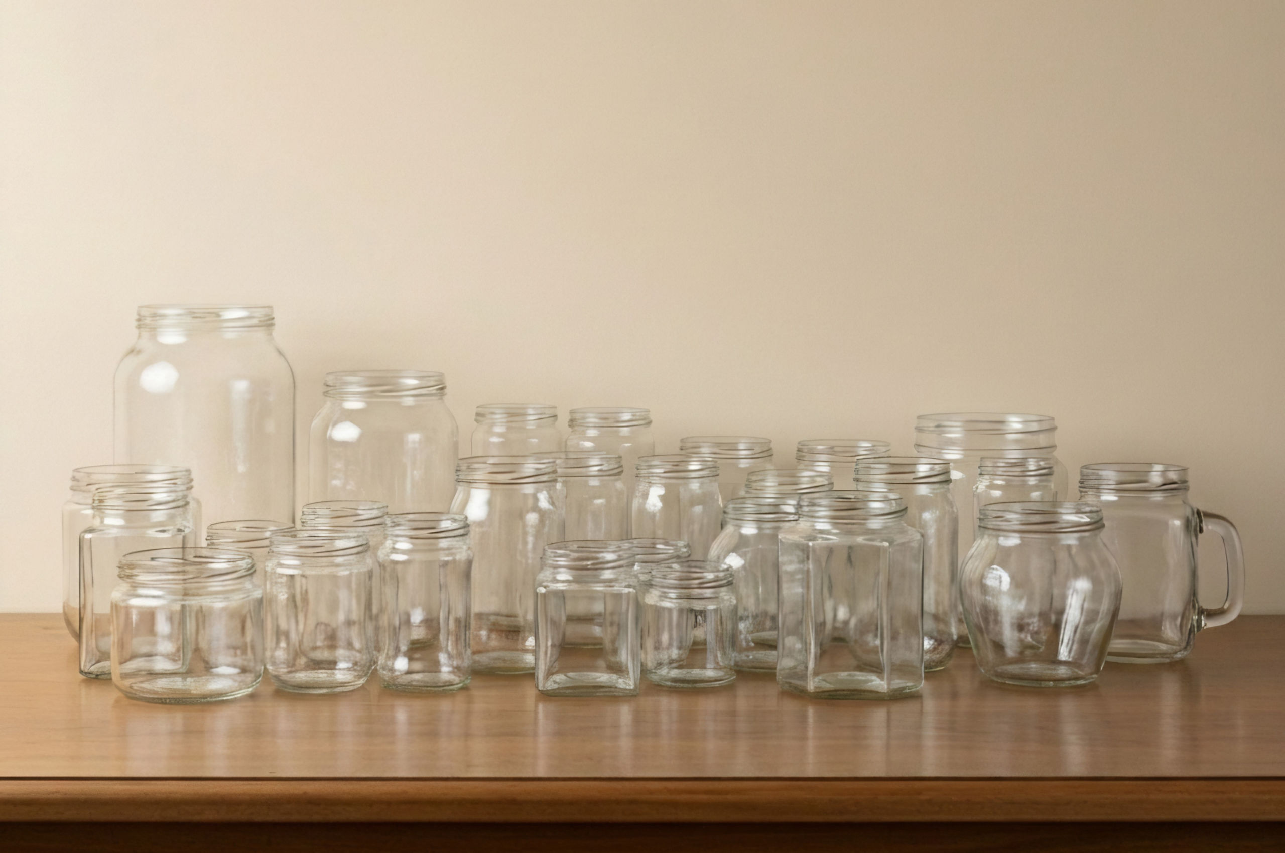 bulk glass jars supplier India for food storage airtight containers and packaging