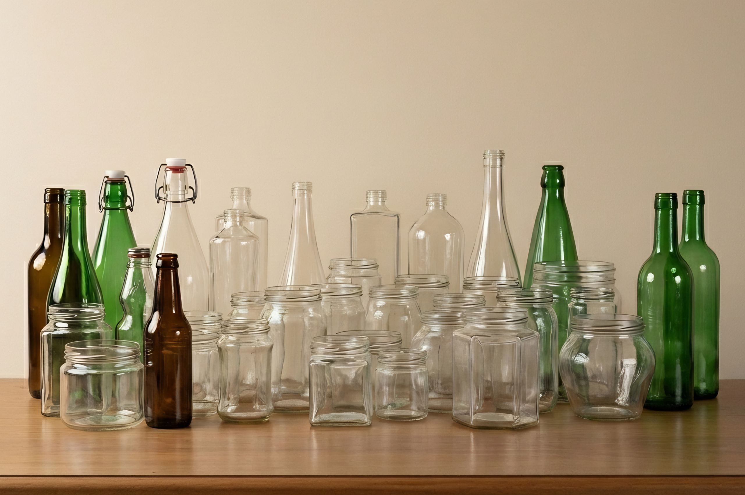 bulk glass bottles and jars supplier India for food beverage and cosmetic packaging